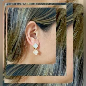 French Back Drop earring